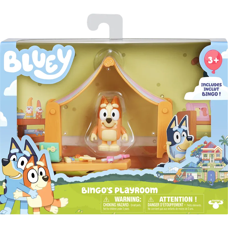 Set de joaca Bluey - Camera de joaca a lui Bingo, cu figurina inclusa