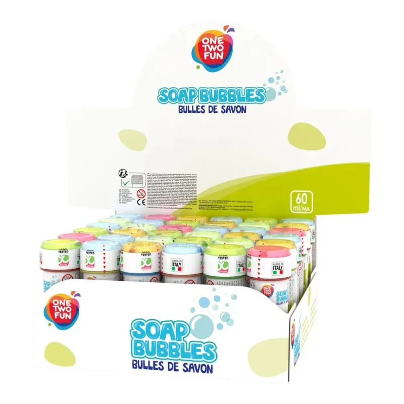 Flacon baloane de sapun One Two Fun, 60ml