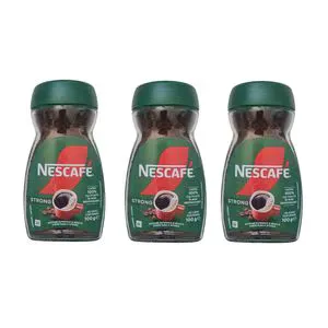 Cafea solubila NESCAFE Strong, 3 bucati x 100g