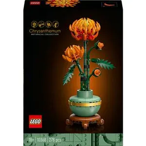 LEGO Botanicals: Crizantema 10368, 18 ani+, 278 piese