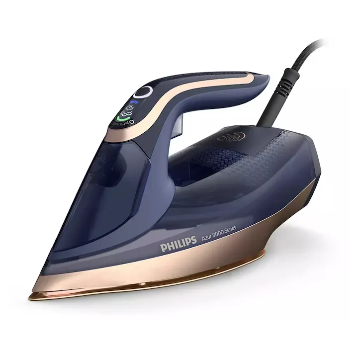 Fier de calcat cu abur Philips Azur Series 8000 DST8050/20, 3000 W, 260 g abur, albastru inchis