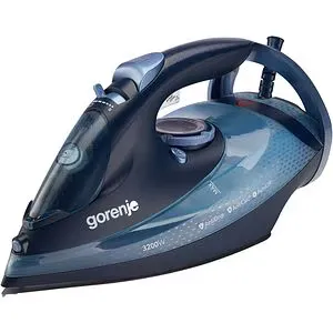 Fier de calcat GORENJE SIH3200DB, 3200W, 250g/min, 420ml, talpa ceramica, albastru inchis