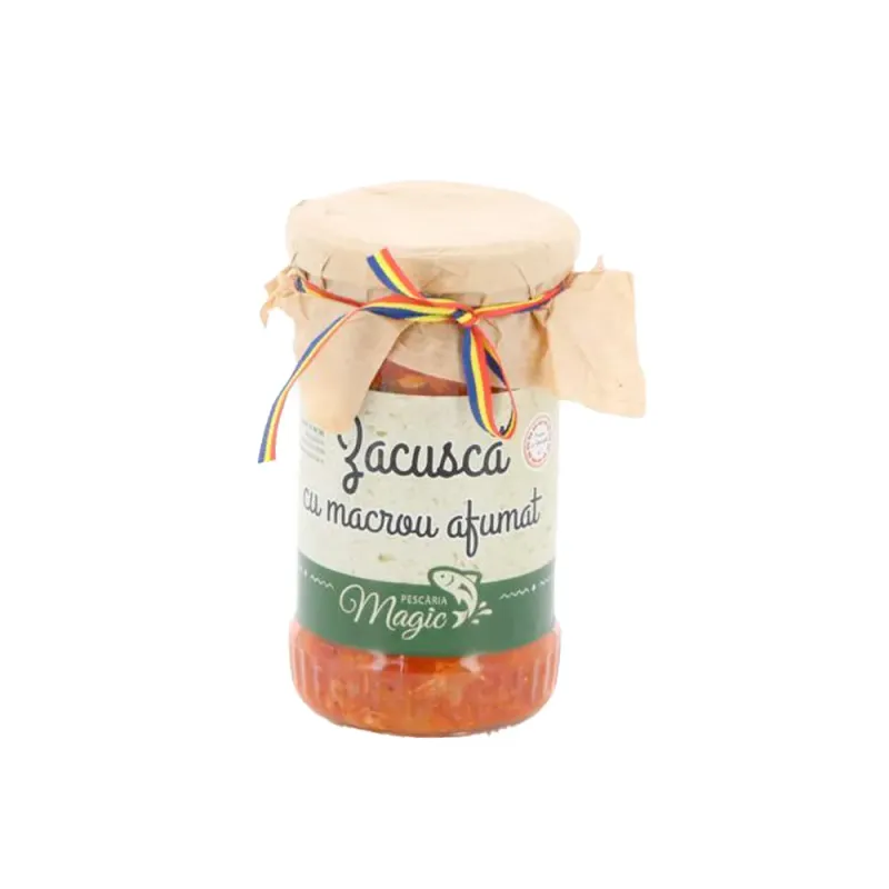 Zacusca cu macrou afumat Pescaria Magic, 300 g