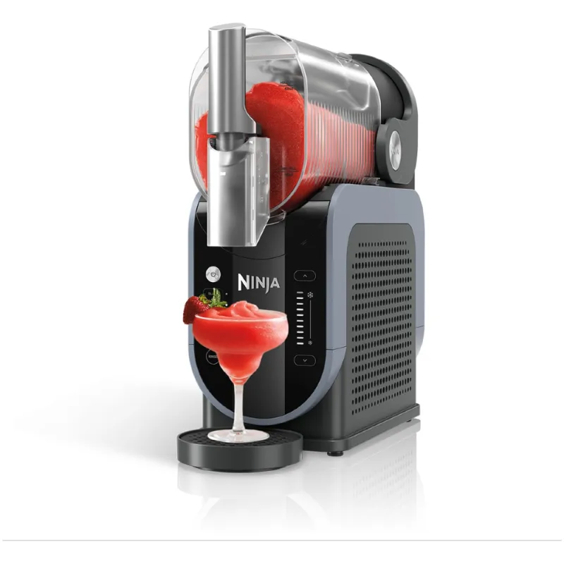 Aparat granita pentru desert Ninja Slushi FS301EU, 2.5 litri, 5 programe, 7 portii, Gri / Albastru