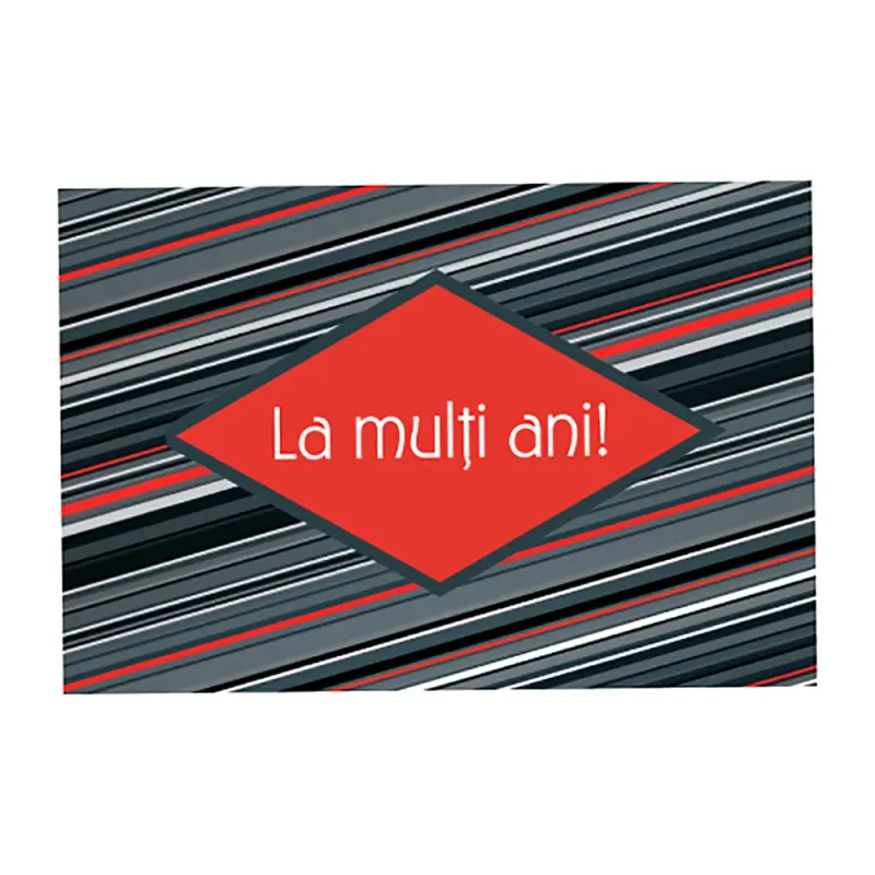 Mini felicitare cod x  general, din carton