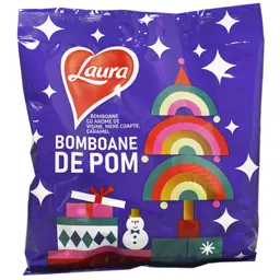 Bomboane de pom cu arome de visine, mere coapte, caramel 184g