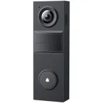 Camera de supraveghere wireless cu sonerie TP-Link Tapo D205, 2K 3MP, unghi de vizualizare larg 160°, detectare inteligenta de persoane, baterie reincarcabila 5200mAh, suporta panou solar Tapo, Two-Way Audio, IP54