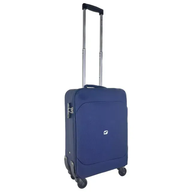 Troler Airport Easy Sky, 35 x 55 x 18 cm, marime S, culoare albastru
