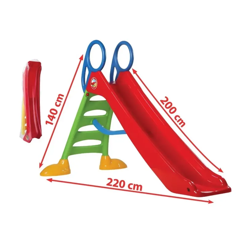 Tobogan mare din plastic, 220 cm
