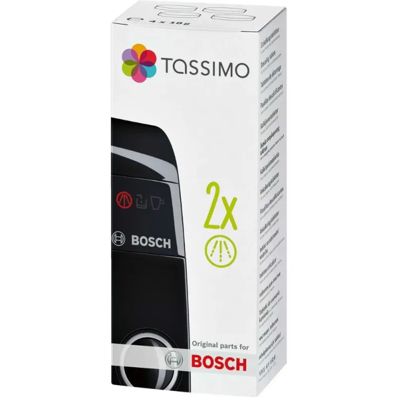 Pastile decalcifiere Bosch TCZ6004 pentru espressoare Tassimo, set 4 bucati