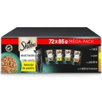 Hrana umeda pentru pisici Sheba Select Slices, Pui in sos, 72 x 85g