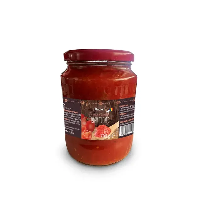 Rosii tocate taranesti Auchan, 700 g