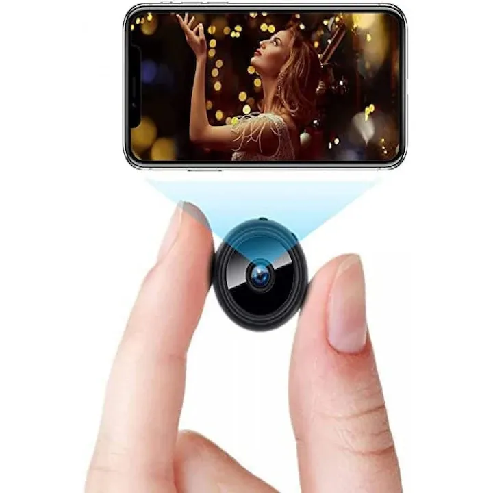 Mini camera WiFi, Longziming, Negru