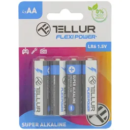 Baterie Flexi Power, super alcalina, AA LR6, 1.5V, 4 buc/set