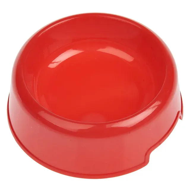 Castron pentru caini si pisici Auchan, 14.5 x 14.5 x 5 cm, diverse culori
