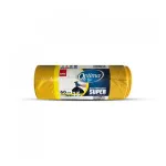 Saci menajeri Sano, 60 l, 15 bucati, galben