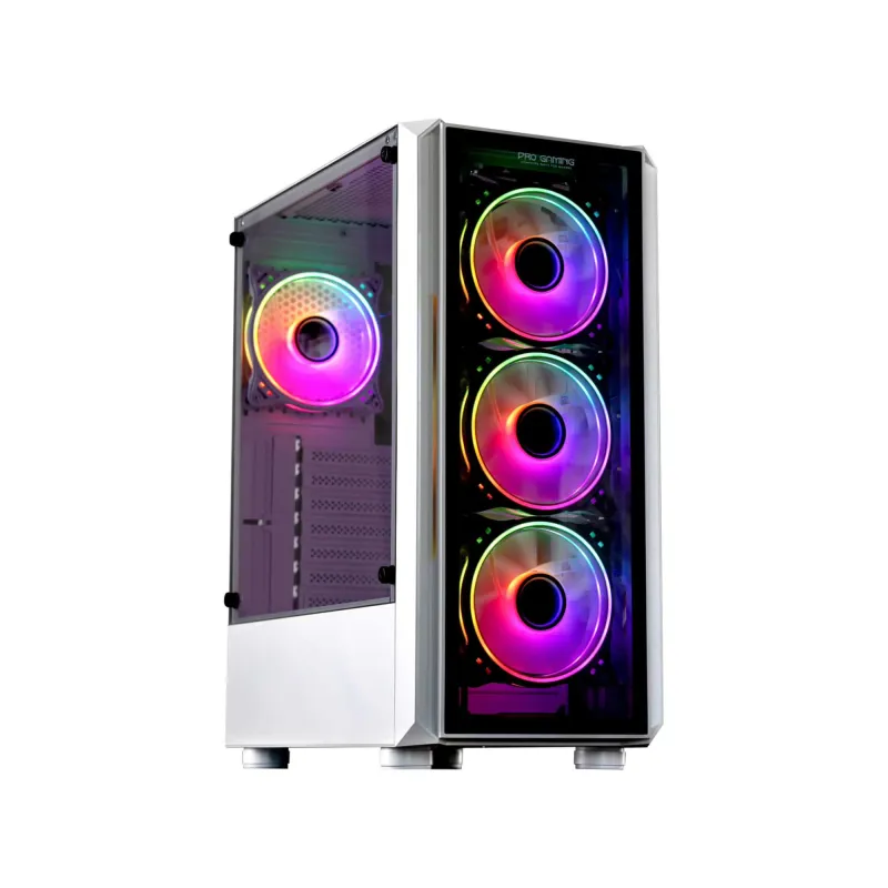 Sistem Desktop PC White Gaming G11 Intel i5-11400 4.4 Ghz Turbo, 16GB DDR4, SSD 1 TB, Placa Video 8GB GDDR5