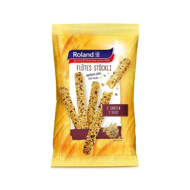Grisine cu 3 tipuri de seminte Roland, 125 g