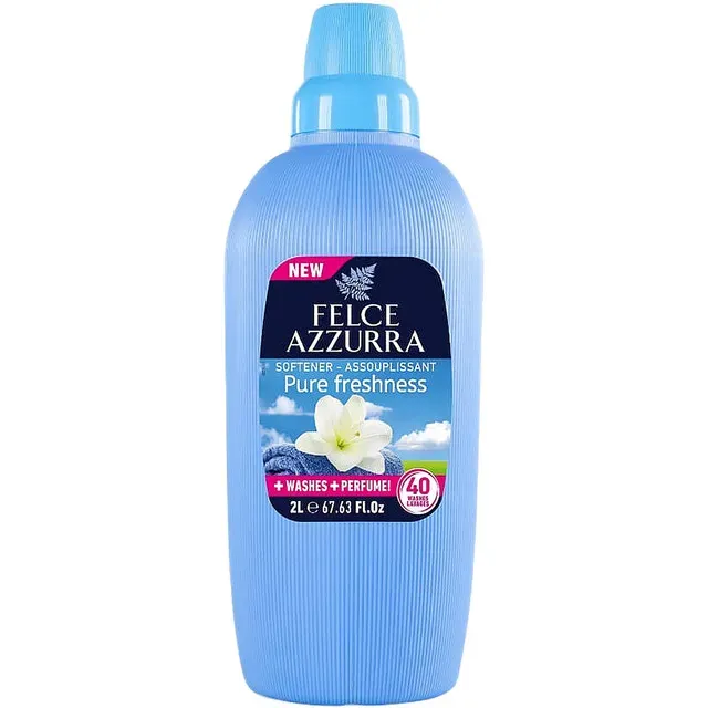 Balsam de rufe Felce Azzurra Softener Pure Freshness, 40 spalari, 2 l