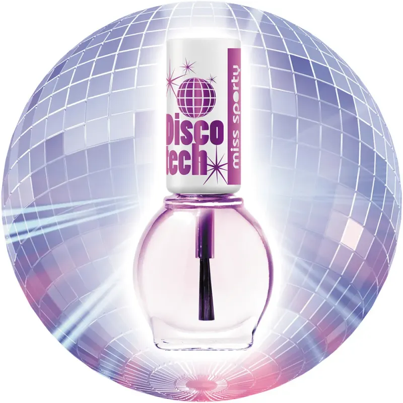 Lac de unghii Top Coat Miss Sporty Discotech 555 Discotech, 7 ml