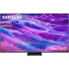Televizor LED Samsung Smart TV Neo QLED QE65QN80F Seria QN80F 163cm argintiu-negru 4K UHD HDR