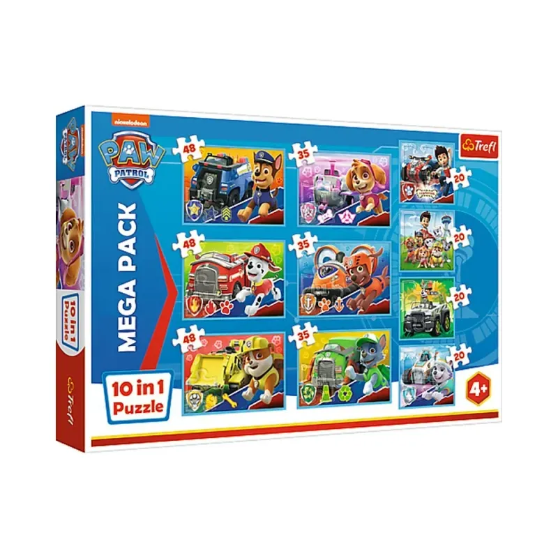 Puzzle 10 in 1 Trefl, mix