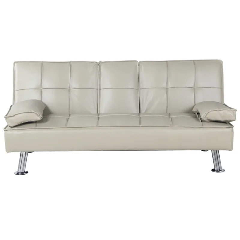 Canapea extensibila 3 locuri Goldia, bej, 170 x 79 x 76 cm, 1C