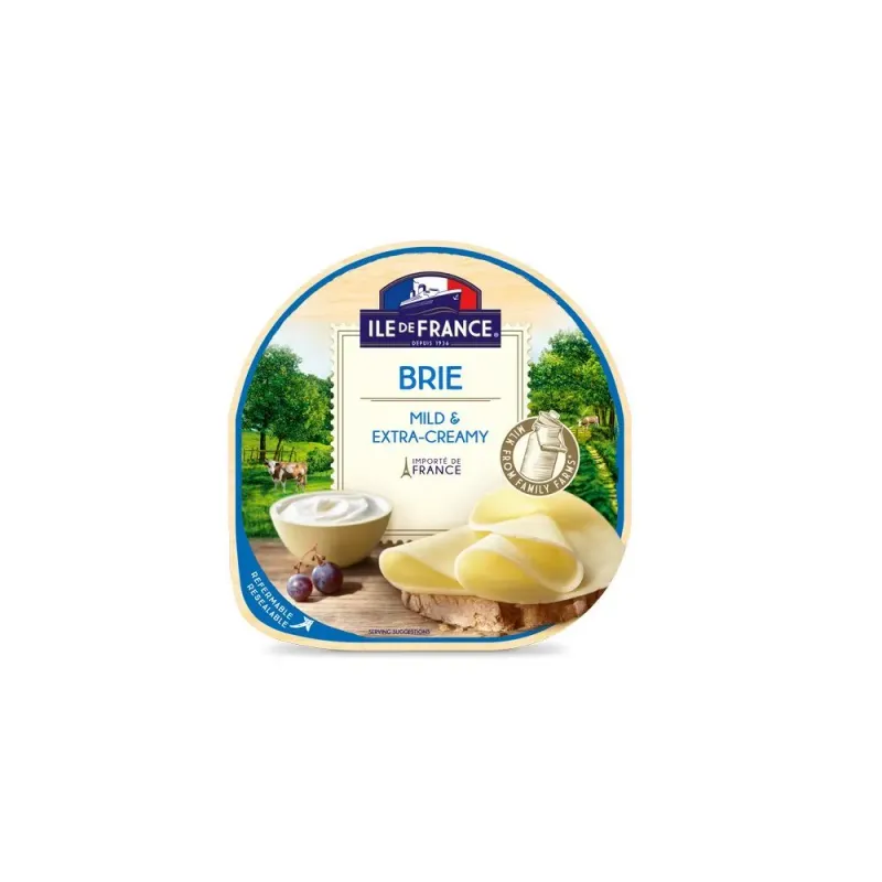 Branza brie Ile de France, felii, 150 g