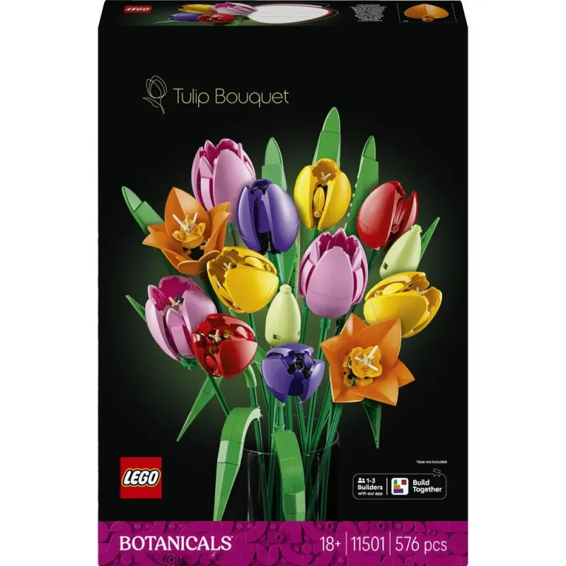 LEGO Botanicals - Buchet de lalele 11501, 576 piese