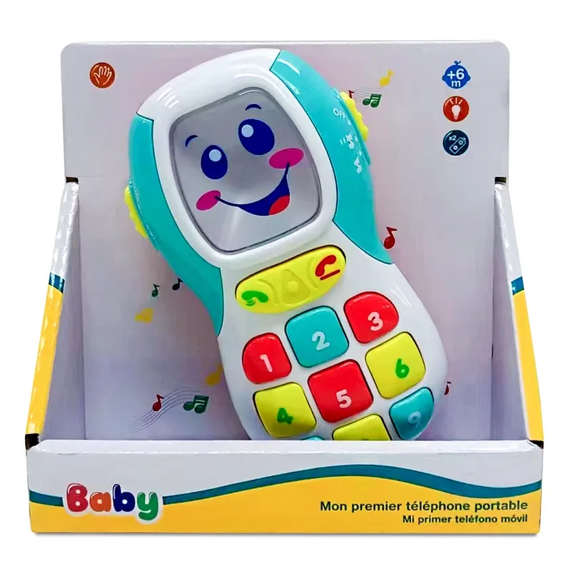 Jucarie Primul meu telefon mobil Carrefour Baby, Multicolor