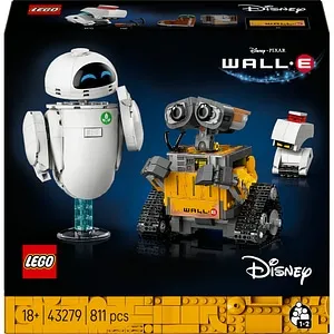 LEGO Disney: Pixar WALL-E si EVE 43279, 18 ani+, 811 piese