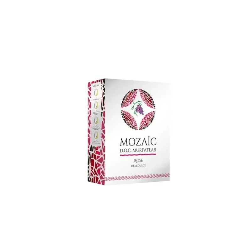 Vin Rose demidulce Mozaic, 3 l