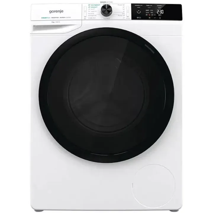 Masina de Spalat Rufe Frontala GORENJE WEI94BDS, WaveActive, 9 kg, 1400rpm, Clasa B, Alb