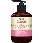 Sapun lichid Green Pharmacy Trandafir musk si bumbac, 460 ml