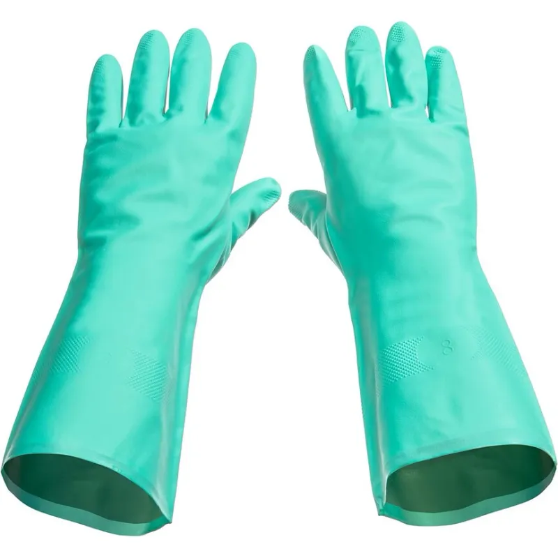 Manusi de bucatarie reutilizabile, antiderapante, verde, S, cauciuc