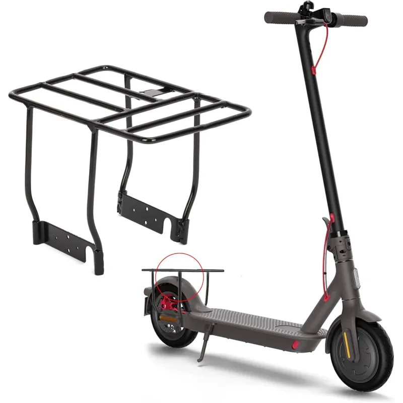 Suport spate pentru trotineta electrica, WALALLA, Suport de depozitare pentru trotineta, pentru trotineta Xiaomi M365/Pro, Rezistent la coroziune, Negru