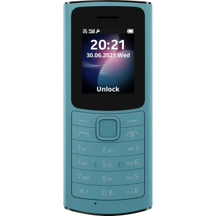 Nokia 110, Dual SIM, 4G, Aqua