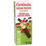 Mini batoane Gerlinea cu ciocolata si zmeura, 62 g