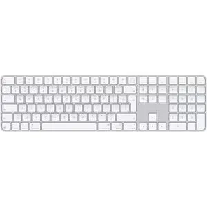 Tastatura Wireless APPLE Magic Keyboard cu Touch ID (2024), USB, Bluetooth, Layout INT English, alb