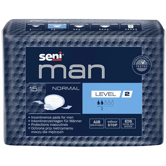 Absorbante pentru incontinenta Seni Man Normal, 15 bucati