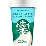 Caffe latte Starbucks, fara zahar adaugat, 0.22 ml