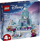 LEGO Disney Regatul de gheata Aventura cu sania pe sine la castelul de gheata al Elsei 43281