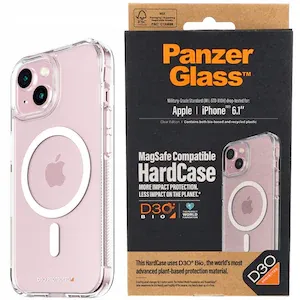 Husa telefon, PanzerGlass, Plastic, Compatibil cu iPhone 15, Transparent