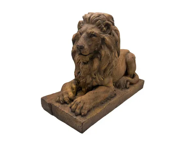 Decoratiune leu Garden Star, 52 x 22 x H37 cm