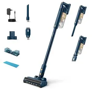 Aspirator vertical PHILIPS 5000 Aqua XC5043/01, 0.27l, 25.2V, autonomie max 60 min, albastru inchis