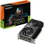 Placa video Gigabyte GeForce RTX 5060 WINDFORCE MAX OC 8G, GDDR7, 128 bit, Negru