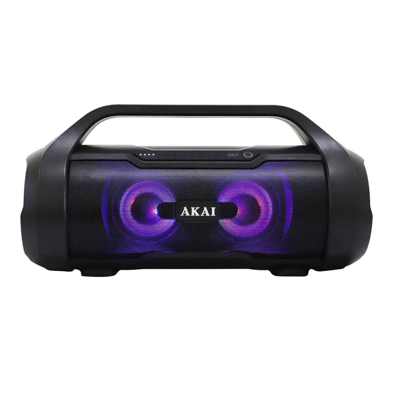 Boxa Portabila Akai ABTS-50, bluetooth, waterproof, compatibil Google Assistant si Siri, Radio FM, USB, SD card, functie TWS