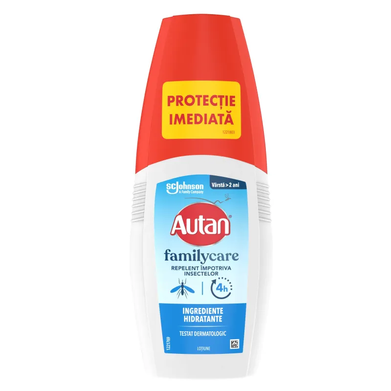 Repelent pentru tantari Autan Family Care, lotiune, 100 ml