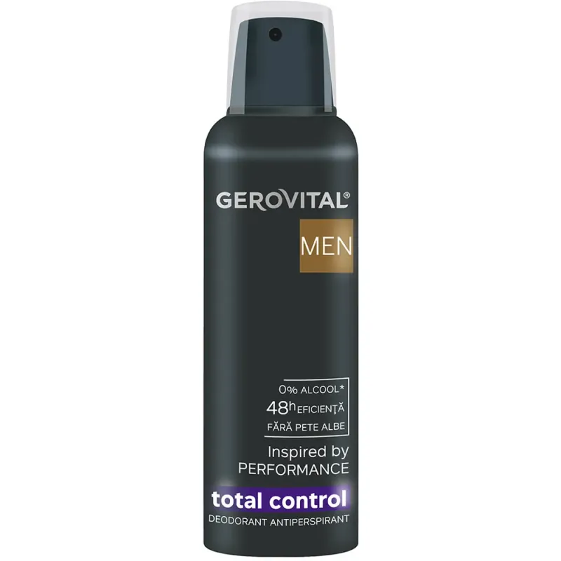 Deodorant antiperspirant Gerovital Men Total Control, 150 ml