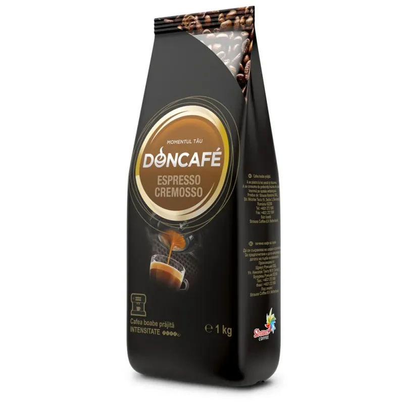 Cafea boabe Doncafe Espresso Cremosso, 1 kg
